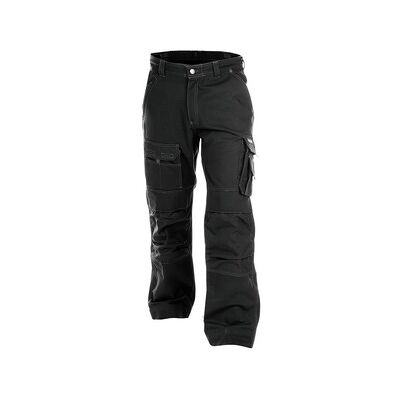 Dassy Jackson Canvas Arbeitshose Mit Kniepolstertaschen, Schwarz, Schrittlänge Plus, Größe 48 Dassy Jackson Canvas Arbeitshose Mit Kniepolstertaschen, Schwarz, Schrittlänge Plus, Größe 48