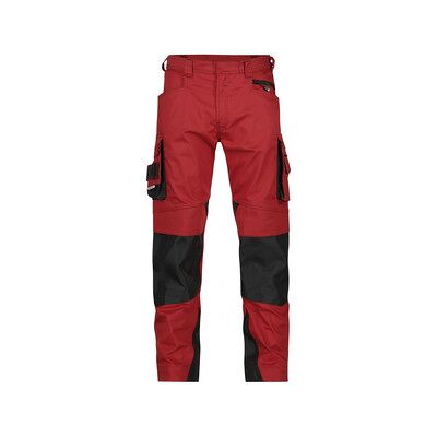 Dassy Nova Arbeitshose Mit Kniepolstertaschen, Rot/schwarz, Schrittlänge Plus, Größe 48 Dassy Nova Arbeitshose Mit Kniepolstertaschen, Rot/schwarz, Schrittlänge Plus, Größe 48
