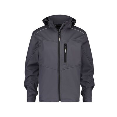 Dassy Tavira Softshell-Jacke, Zementgrau, Größe M Dassy Tavira Softshell-Jacke, Zementgrau, Größe M