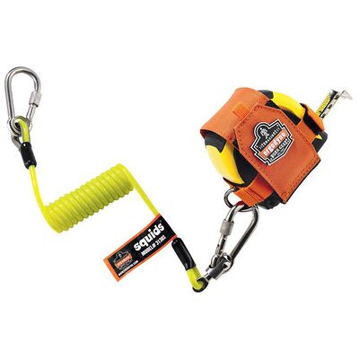 Ergodyne Spiralkabel-Sicherungsriemen - 2,27 kg (5lb) Squids 3130, S, Lemon Ergodyne Spiralkabel-Sicherungsriemen - 2,27 kg (5lb) Squids 3130, S, Lemon