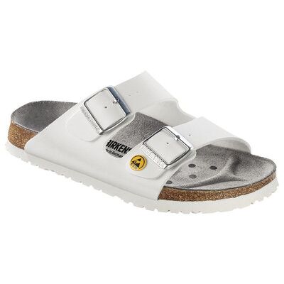 Birkenstock Esd-Sandale Arizona, Größe 37, Weiß, Normal Birkenstock Esd-Sandale Arizona, Größe 37, Weiß, Normal