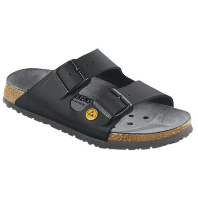 Birkenstock Esd-Sandale Arizona, Größe 39, Schwarz, Schmal Birkenstock Esd-Sandale Arizona, Größe 39, Schwarz, Schmal