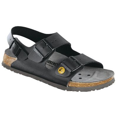 Birkenstock Esd-Sandale Milano, Größe 35, Schwarz, Schmal Birkenstock Esd-Sandale Milano, Größe 35, Schwarz, Schmal