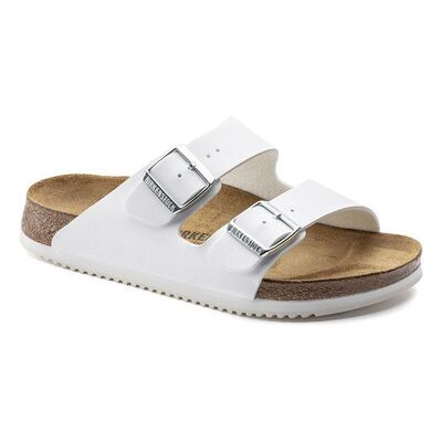 Birkenstock Sandale Arizona Superlauf, Birko-Flor, Weiß, Weite Normal, Größe 39 Birkenstock Sandale Arizona Superlauf, Birko-Flor, Weiß, Weite Normal, Größe 39