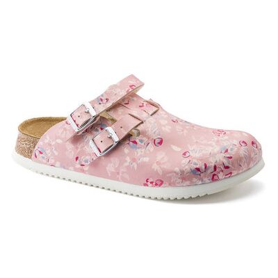 Birkenstock Clog Kay Superlauf, Birko-Flor, Flower Field Rose, Schmal, Größe 38 Birkenstock Clog Kay Superlauf, Birko-Flor, Flower Field Rose, Schmal, Größe 38