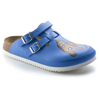 Birkenstock Clog Kay Superlauf, Birko-Flor, Dog Blue, Schmal, Größe 39 Birkenstock Clog Kay Superlauf, Birko-Flor, Dog Blue, Schmal, Größe 39