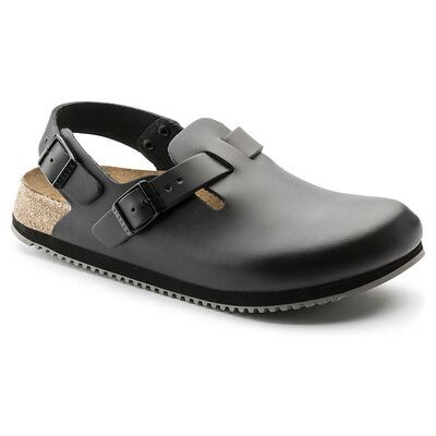 Birkenstock Clog Tokio Super Grip, Naturleder, Schwarz, Weite Normal, Größe 37 Birkenstock Clog Tokio Super Grip, Naturleder, Schwarz, Weite Normal, Größe 37