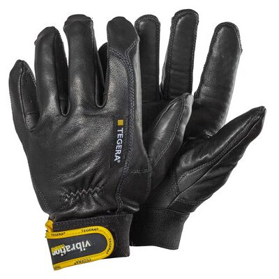 Tegera Antivibrationshandschuh 9181, Kat. Ii, Schwarz, Größe 9 Tegera Antivibrationshandschuh 9181, Kat. Ii, Schwarz, Größe 9