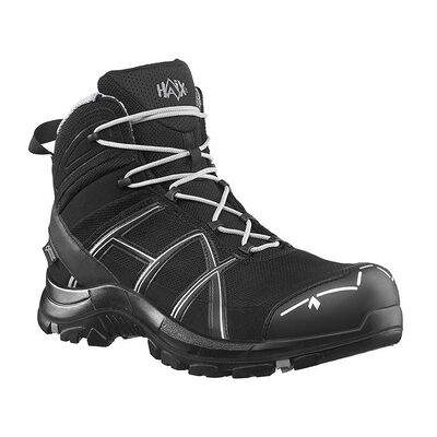 Haix Sicherheitsstiefel Black Eagle Safety 40.1 Mid/black-Silver, S3, Schwarz/silber, Größe Uk 15.0 / Eu 51 Haix Sicherheitsstiefel Black Eagle Safety 40.1 Mid/black-Silver, S3, Schwarz/silber, Größe Uk 15.0 / Eu 51
