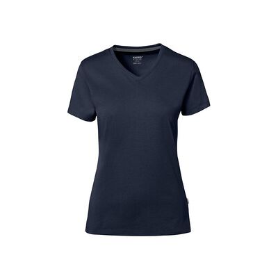 HAKRO - Cotton Tec Damen V-Shirt 169 - tinte - L - T-Shirt HAKRO - Cotton Tec Damen V-Shirt 169 - tinte - L - T-Shirt