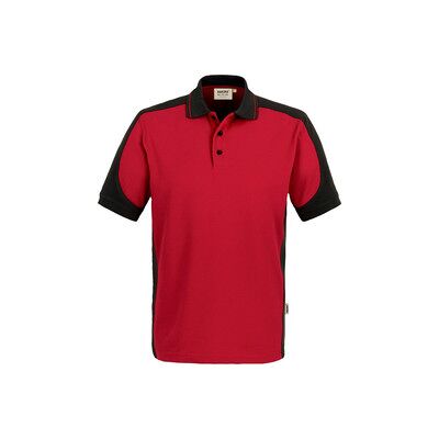 Hakro Poloshirt Contrast Mikralinar® 839, Rot/anthrazit, Größe S Hakro Poloshirt Contrast Mikralinar® 839, Rot/anthrazit, Größe S