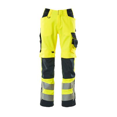 Mascot Kendal Hose Mit Knietaschen Safe Supreme, Hi-Vis Gelb/schwarzblau, Größe 76c56 Mascot Kendal Hose Mit Knietaschen Safe Supreme, Hi-Vis Gelb/schwarzblau, Größe 76c56