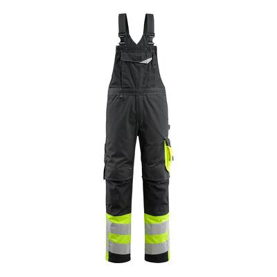 Mascot Sunderland Latzhose Mit Knietaschen - Safe Supreme - Schwarz/hi-Vis Gelb, Gr. 82c50 Mascot Sunderland Latzhose Mit Knietaschen - Safe Supreme - Schwarz/hi-Vis Gelb, Gr. 82c50
