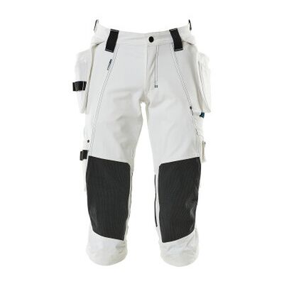 Mascot Dreiviertel-Hose Mit Hängetaschen Advanced, Weiß, Größe C48 Mascot Dreiviertel-Hose Mit Hängetaschen Advanced, Weiß, Größe C48