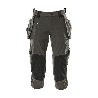 Mascot Dreiviertel-Hose Mit Hängetaschen Advanced, Dunkelanthrazit, Größe C45 Mascot Dreiviertel-Hose Mit Hängetaschen Advanced, Dunkelanthrazit, Größe C45