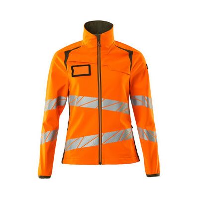 Mascot Soft Shell Jacke Accelerate Safe, Hi-Vis Orange/moosgrün, Größe M Mascot Soft Shell Jacke Accelerate Safe, Hi-Vis Orange/moosgrün, Größe M