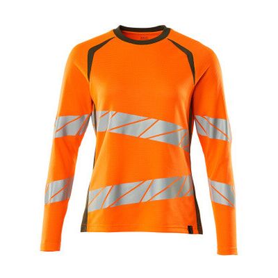 Mascot T-Shirt, Langarm Accelerate Safe, Hi-Vis Orange/moosgrün, Größe M-One Mascot T-Shirt, Langarm Accelerate Safe, Hi-Vis Orange/moosgrün, Größe M-One