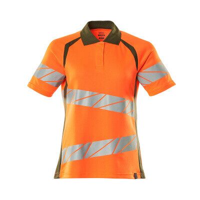 Mascot Polo-Shirt Accelerate Safe, Hi-Vis Orange/moosgrün, Größe M-One Mascot Polo-Shirt Accelerate Safe, Hi-Vis Orange/moosgrün, Größe M-One
