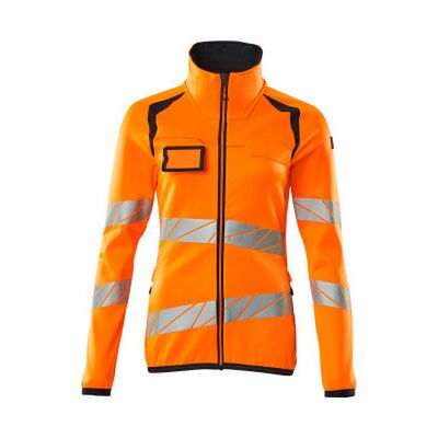 Mascot Fleecepullover Mit Reißverschluss - Accelerate Safe - Hi-Vis Orange/schwarzblau, Gr. S Mascot Fleecepullover Mit Reißverschluss - Accelerate Safe - Hi-Vis Orange/schwarzblau, Gr. S