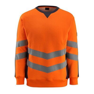 Mascot Wigton Sweatshirt Safe Supreme, Hi-Vis Orange/schwarzblau, Größe 3xl Mascot Wigton Sweatshirt Safe Supreme, Hi-Vis Orange/schwarzblau, Größe 3xl