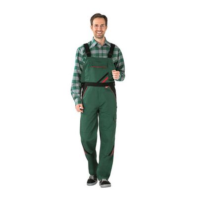 Planam Latzhose 2335 Grün/schwarz/rot, Größe 52 Planam Latzhose 2335 Grün/schwarz/rot, Größe 52