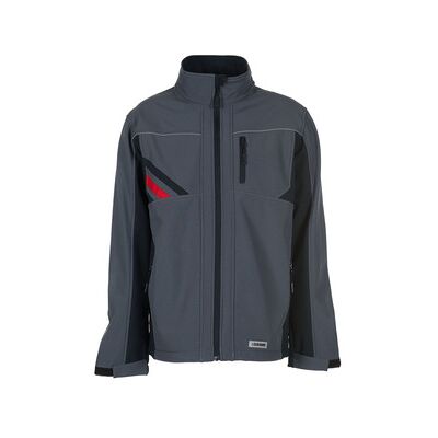 Planam Wetter- Und Kälteschutz-Softshelljacke Highline 2382 Schiefer/schwarz/rot, Xl Planam Wetter- Und Kälteschutz-Softshelljacke Highline 2382 Schiefer/schwarz/rot, Xl