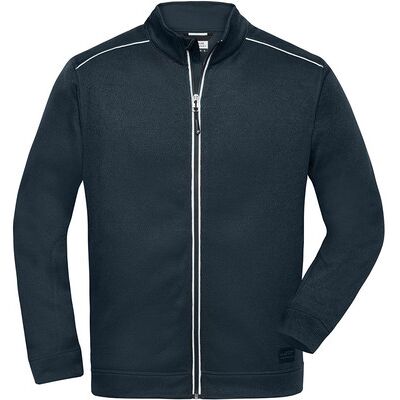 James & Nicholson Herren Workwear Melange-Fleecejacke Jn898, Navy-Blau, Größe Xs James & Nicholson Herren Workwear Melange-Fleecejacke Jn898, Navy-Blau, Größe Xs