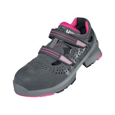 Uvex 1 Ladies Sandalen S1 85608 Grau/pink, Weite 11, Größe 43 Uvex 1 Ladies Sandalen S1 85608 Grau/pink, Weite 11, Größe 43
