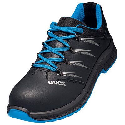 Uvex 2 Trend Halbschuhe S2 69349 Schwarz/blau, Weite 12, Größe 47 Uvex 2 Trend Halbschuhe S2 69349 Schwarz/blau, Weite 12, Größe 47