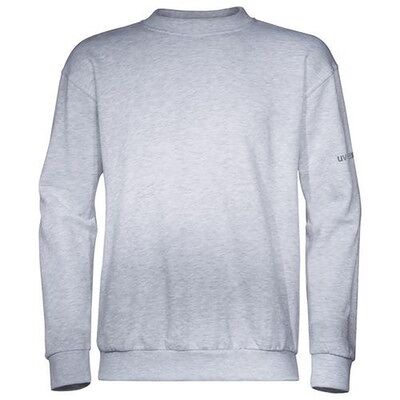 Uvex Sweatshirt Basic 88157 Grau, Ash-Melange, Größe 6xl Uvex Sweatshirt Basic 88157 Grau, Ash-Melange, Größe 6xl