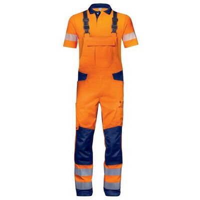 Uvex Latzhose Construction Warnorange, Größe 54 Uvex Latzhose Construction Warnorange, Größe 54