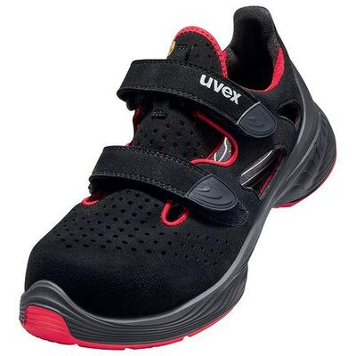 Uvex 1 G2 Sandalen S1 68480 Schwarz/rot, Weite 14, Größe 42 Uvex 1 G2 Sandalen S1 68480 Schwarz/rot, Weite 14, Größe 42