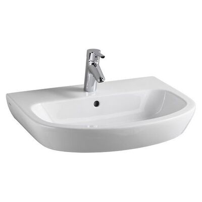 Geberit Pro 50x38 cm Waschbecken - Ein Hahnloch, Überlauf Geberit Pro 50x38 cm Waschbecken - Ein Hahnloch, Überlauf