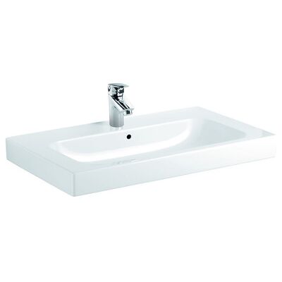 Geberit Modell - Weißes Designwaschbecken 60x48,5cm - Waschbecken Geberit Modell - Weißes Designwaschbecken 60x48,5cm - Waschbecken