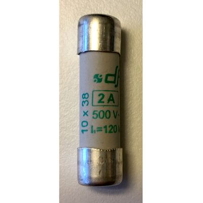 Elmag Sicherung Keramik Ø10 X 38mm, 2 Ampere Type Am (Träge) Für Dse Ladegeräte Elmag Sicherung Keramik Ø10 X 38mm, 2 Ampere Type Am (Träge) Für Dse Ladegeräte