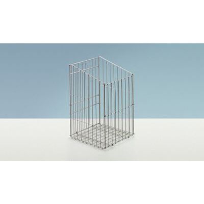 Hettich Badezimmer-Wäschekorb,Schrankb. 400mm, 9079908, Stahl Silber Hettich Badezimmer-Wäschekorb,Schrankb. 400mm, 9079908, Stahl Silber
