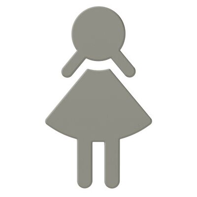 HEWI Symbol 801 87x150x3mm - Symbol - Selbstklebend HEWI Symbol 801 87x150x3mm - Symbol - Selbstklebend