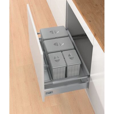 Hettich Küch.-Abfallsystem,Arcitech/innotech Pull 9132350, 12l, 12l, 5,5l, 5,5l, Kb900mm Hettich Küch.-Abfallsystem,Arcitech/innotech Pull 9132350, 12l, 12l, 5,5l, 5,5l, Kb900mm