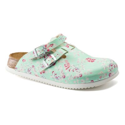 Birkenstock Clog Kay Superlauf, Birko-Flor, Flower Field Mint, Schmal, Gr. 38 Birkenstock Clog Kay Superlauf, Birko-Flor, Flower Field Mint, Schmal, Gr. 38