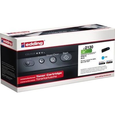 Edding Edd-2130 Cyan Toner - 2300 Seiten - Für HP 201x Edding Edd-2130 Cyan Toner - 2300 Seiten - Für HP 201x