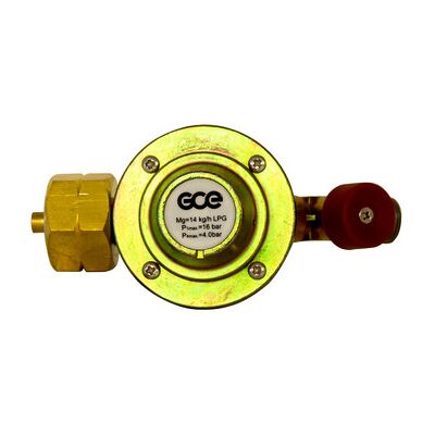 Elmag Klein-Druckregler Propan Mit Integrierter Rückschlagsicherung 14kg/h G3/8"Lh Elmag Klein-Druckregler Propan Mit Integrierter Rückschlagsicherung 14kg/h G3/8"Lh