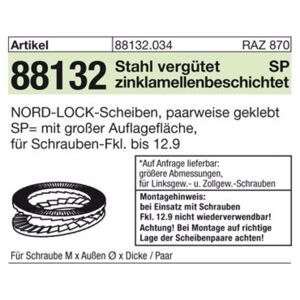 Sonstige Art 88132 Nord-Lock Scheiben Geklebt Dnl 4 (4,4 X 7,6 X 1,8) S
