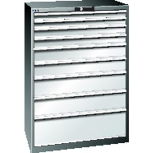Lista Schubladenschrank Grau H1000, 9 Schubladen Lista Schubladenschrank Grau H1000, 9 Schubladen