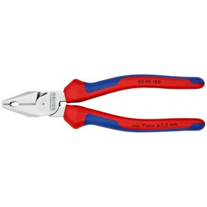 Knipex Kraft-Kombizange 02 05 180 Verchromt Mehrkomponenten 180mm Knipex Kraft-Kombizange 02 05 180 Verchromt Mehrkomponenten 180mm