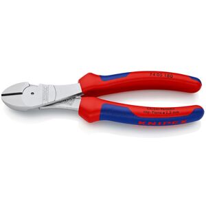 Knipex Kraft-Seitenschneider 74 05 180 Sb Verchromt Mehrkomponenten 180mm Knipex Kraft-Seitenschneider 74 05 180 Sb Verchromt Mehrkomponenten 180mm