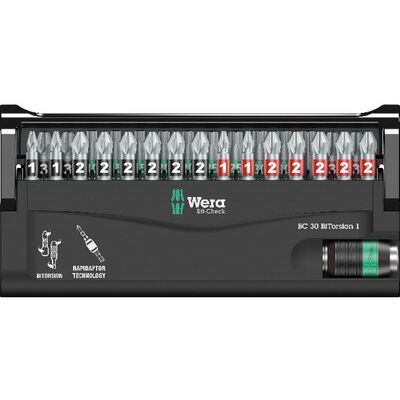 Wera Bit-Check 30 Bitorsion 1, 30-Teilig Wera Bit-Check 30 Bitorsion 1, 30-Teilig