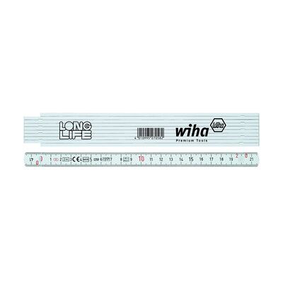 Wiha Gliedermaßstab Longlife® 2m Metrisch, 10 Glieder (27057) Weiß Wiha Gliedermaßstab Longlife® 2m Metrisch, 10 Glieder (27057) Weiß