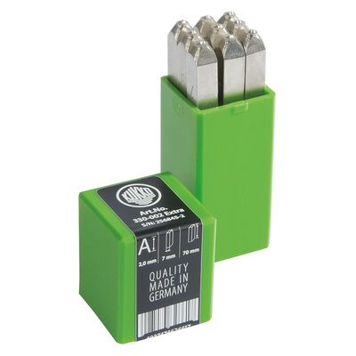 Kukko Nickel-Schlagzahlen-Set - 9teilig, 5mm, DIN 7353 - Nummerwerkzeug Kukko Nickel-Schlagzahlen-Set - 9teilig, 5mm, DIN 7353 - Nummerwerkzeug