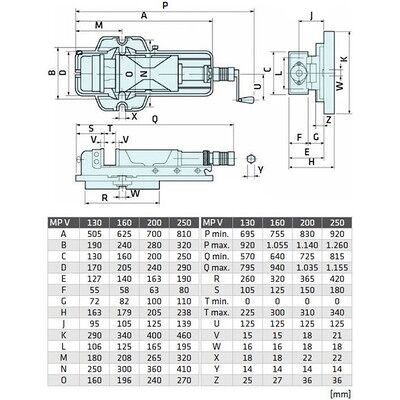 Elmag Hydraulikschraubstock Mp 200 V Elmag Hydraulikschraubstock Mp 200 V