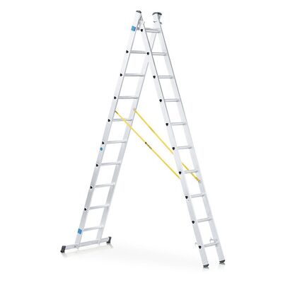 Zarges Mehrzweckleiter - 2x8 Sprossen, 3820mm L, 4900mm H Zarges Mehrzweckleiter - 2x8 Sprossen, 3820mm L, 4900mm H